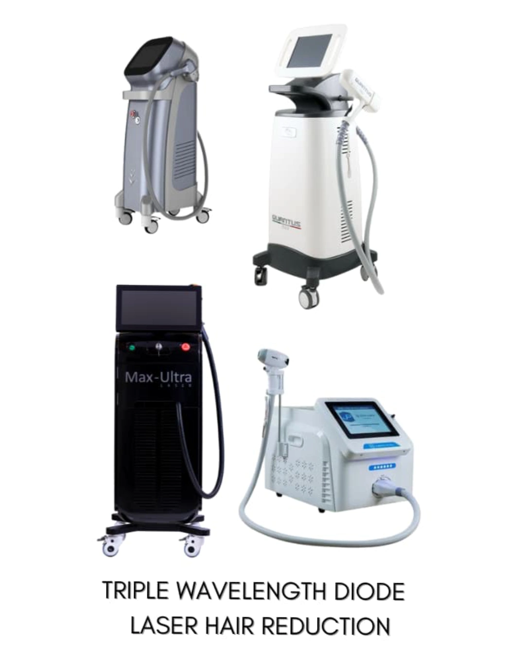 Triple Wavelength Diode Laser Hair Reduction